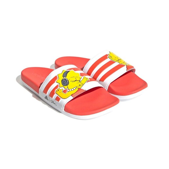 Adidas Adilette Comfort The Simpsons Women Athletic Slide Casual Slippers #251 - Picture 2 of 6